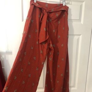 NWT BOHO FLOWY PANTS